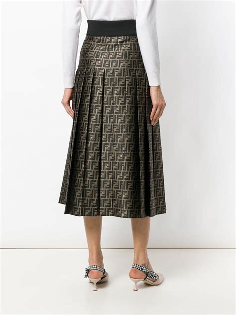 womens fendi skirt|Fendi pleated skirt.